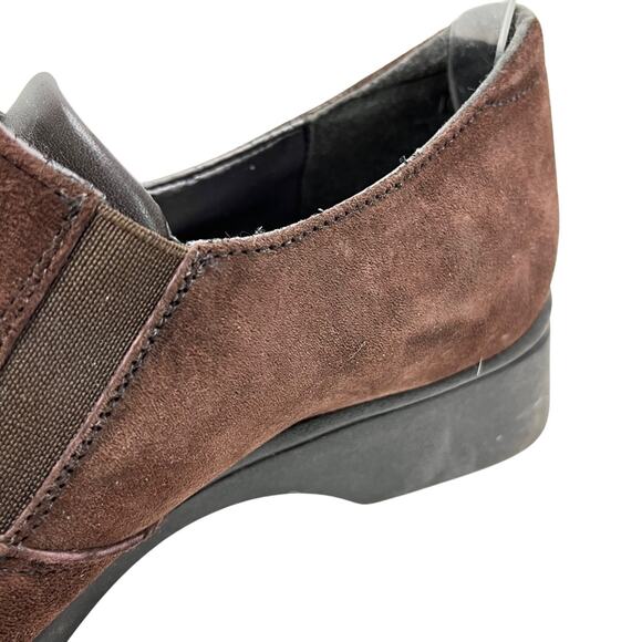 Blondo Chocolate Dark Brown Genuine Leather Suede Loafers Comfort Shoes 10 - Picture 8 of 16